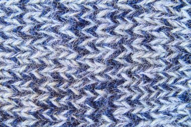 Mavi örülü arka plan. Yakın çekim.