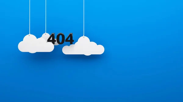 Error 404 God not found background 3d — Stock Photo, Image