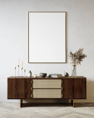 Kostümcü ve dekor ile modern iç mimari.