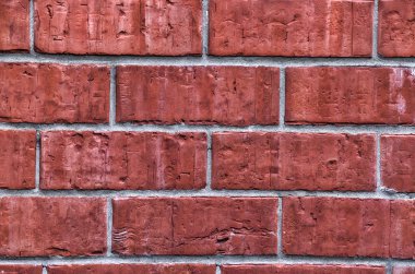 Kırmızı tuğla doku veya arka plan 