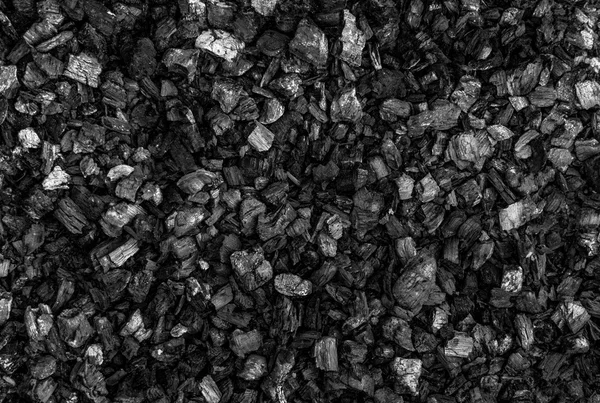 Black coals texture or background