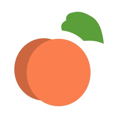 Basit ama canlı şeftali çizgisi simgeleri yeşil yapraklı taze meyve tasarımı sergiliyor. Bu ikonlar sağlık, doğa ve lezzetli yaz lezzetlerini sembolize eder..