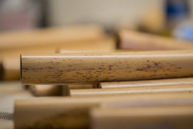 El işi için bambu tüpleri