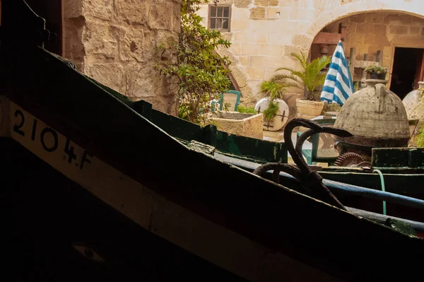 Malta Barcos Tradicionales Con Ojos — Foto de Stock