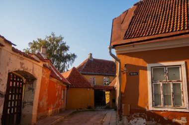 Yazın Avrupa 'da küçük bir sokak