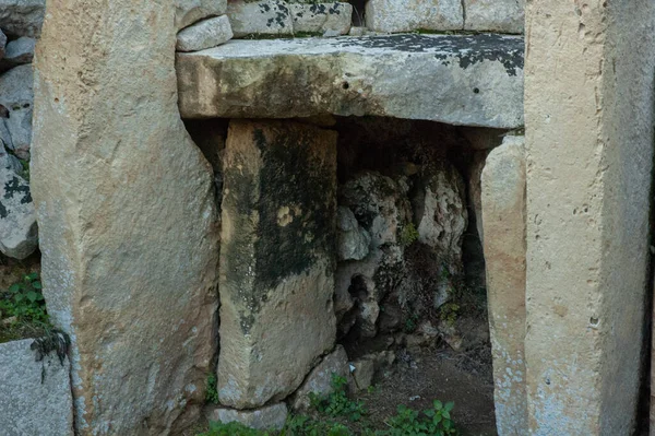 Oude Stenen Heg Gebouw Gozo Eiland — Stockfoto