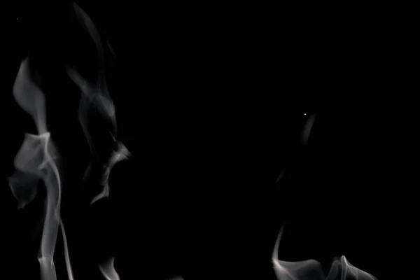 Вогняні Вогні Чорному Фоні Макро — стокове фото