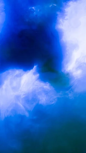 Fantasia Abstrato Com Fumaça Fundo Colorido Fundo Roxo Fundo Azul — Fotografia de Stock