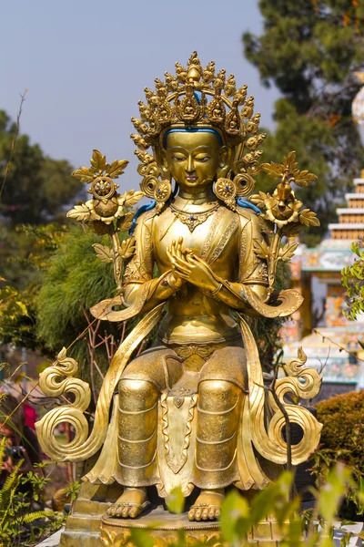 Буддійська shrine у Непалі — стокове фото