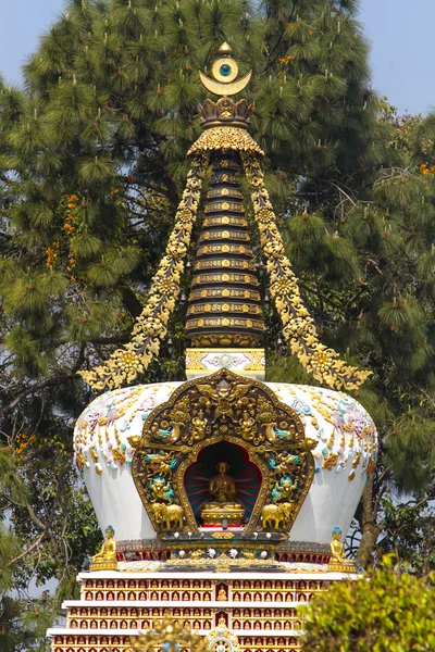 Буддійська shrine у Непалі — стокове фото