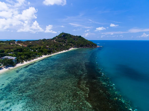Veduta aerea dell'isola di Koh Phangan, Thailandia — Foto Stock