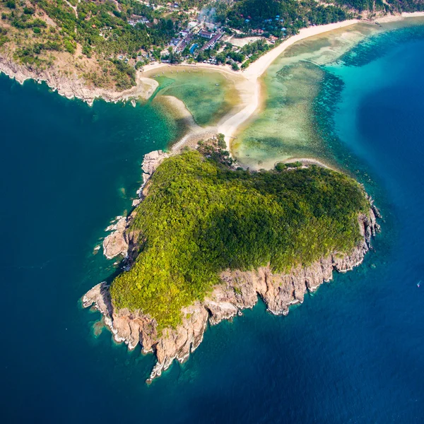 Aerail Koh Mae view, Koh Phangan, Tailandia — Foto de Stock