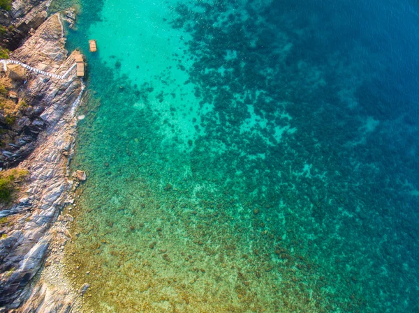 Vista aérea de la costa de Koh Phangan Tailandia — Foto de Stock