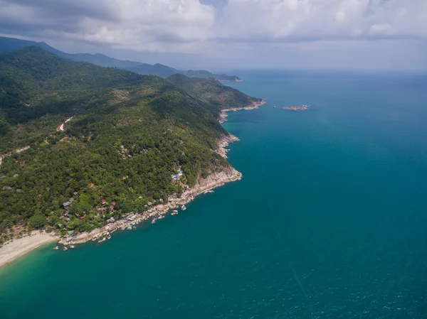 Beach Koh Phangan üzerinde bir kuş bakışı ile — Stok fotoğraf