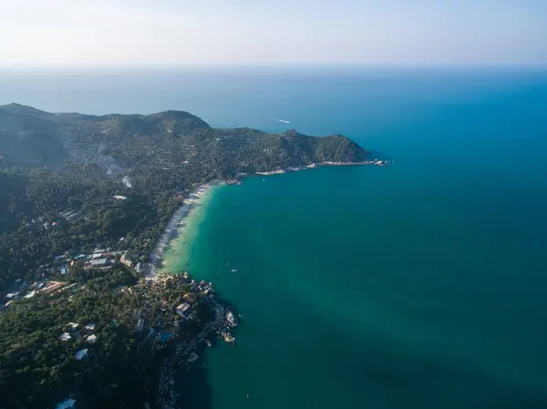 Plajın havadan görünüşü — Stok fotoğraf