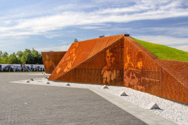 RZHEV, RUSSIA - AUGUST 21, 2020 Rzhev Memorial to the Soviet Soldier. Memorial complex in memory of all Soviet soldiers of World War II.