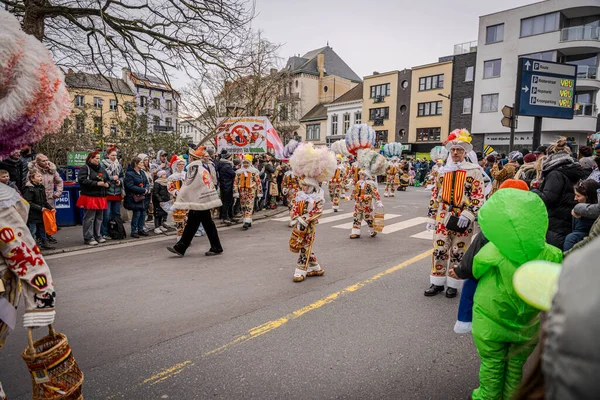 15-02-2026 Aalst yıllık karnaval geçidi sokaklarda