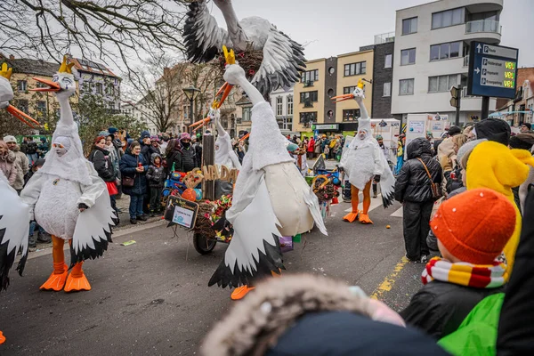 15-02-2026 Aalst yıllık karnaval geçidi sokaklarda