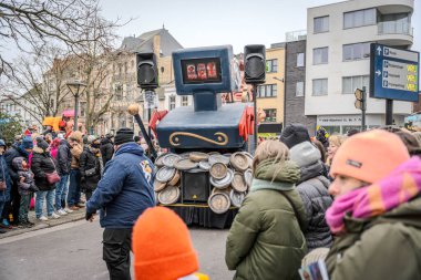 15-02-2026 Aalst yıllık karnaval geçidi sokaklarda