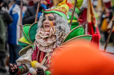 15-02-2026 Aalst yıllık karnaval geçidi sokaklarda