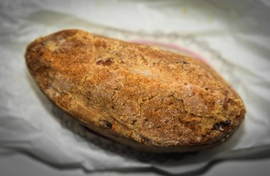 Geleneksel İspanyol polvoron kurabiyelerinin kapanışı, Noel tatlılarını, şenlikli pişirmeyi ve İspanya 'dan klasik tatil geleneklerini sembolize ediyor.