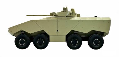 Enigma IFV (Birleşik Arap Emirlikleri 'nin silahlı kuvvetleri için geliştirilen ve BMP-3 tareti ile sunulan 8' e 8 tekerlek formüllü zırhlı bir araç.)