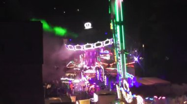 Mayen 'deki şehir pazarının gece manzarası, Lukasmarkt