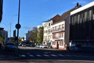 Forbach şehir manzarası, Grand Est, Fransa