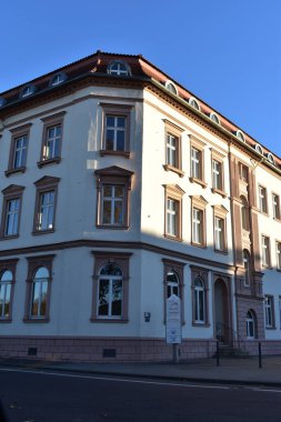 Sarrebrueck şehrinin manzarası