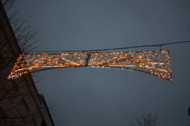 Şehirde Noel ışıkları