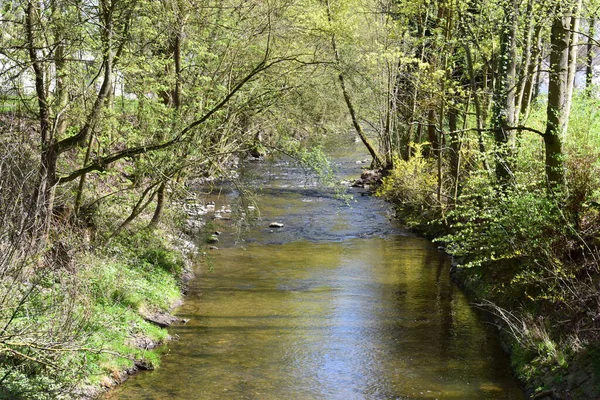 Nette nehri olan güzel bir manzara.