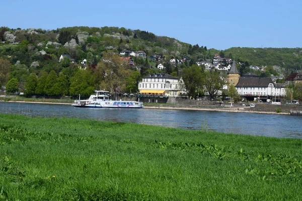 Ren feribotu Linz 'e yaklaşıyor.