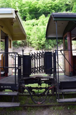 old steam locomotive with wheels