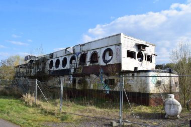 abandoned ship on the shore
