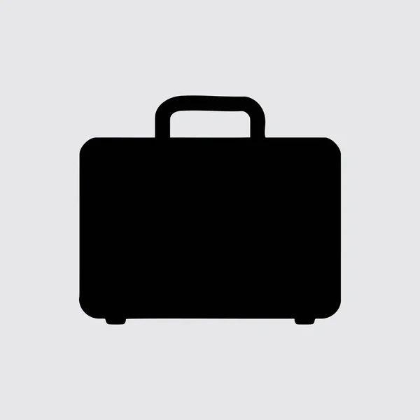 bavul ikonu vektör illüstrasyonu