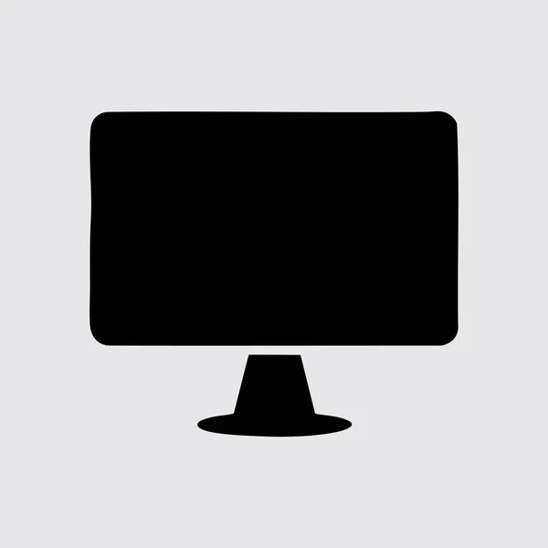 Bilgisayar monitör simgesini, basit tarzı