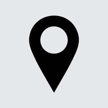 harita işaretleyici vektör illüstrasyonu