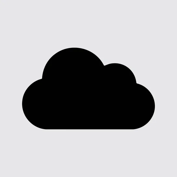 Bulut simgesi vektör illüstrasyonu