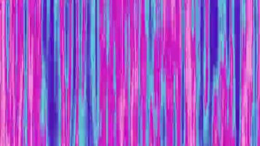 Pembe ve Mavi Gradyan ile soyut Neon Dikey Hız Hatları Arkaplanı. Canlı neon pembe, mor ve siyan dikey çizgilerden oluşan yüksek enerjili soyut bir arkaplan.