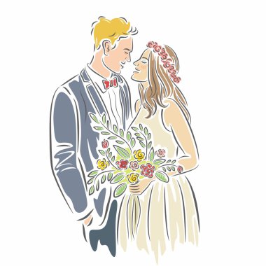 Mutlu çift düğünü