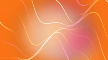 Akan beyaz çizgilerle soyut turuncu arkaplan doğal olarak dinamik ve canlı bir görsel etki yaratıyor.