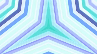 Katmanlı sembol tasarımı ve canlı optik illüzyon efektiyle mavi ve yeşil renkleri içeren modern soyut geometrik desen