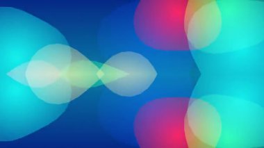 Yumuşak karıştırılmış mavi, yeşil ve sarı soyut şekiller modern ve canlı bir görsel tasarım elementi oluşturur..