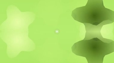 Modern dijital medya ve yaratıcı projeler için ince şekiller ve beyaz parıltı tasarım unsurları ile yumuşak yeşil soyut arkaplan.