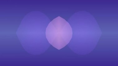 Yumuşak mavi eğimli arka plan simetrik şekiller ve ince mor tonlar, sakinleştirici ve modern görsel efektler yaratıyor..