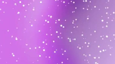 Beyaz noktalarla süslenmiş yumuşak mor gradyan çeşitli tasarım amaçları için huzur verici bir görsel etki yaratır..