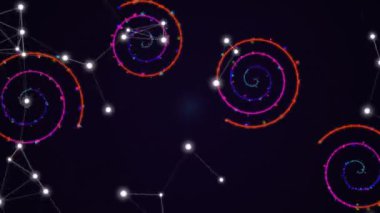 Uçsuz bucaksız evrende kozmik evrim ve uzayda astronomik fenomenlerle sarmal galaksiler ve yıldızlar oluşuyor..