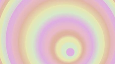 Yumuşak renkli eşmerkezli çemberler rahatlatıcı bir görsel deneyim ve arka plan için eğik bir etki yaratırlar..