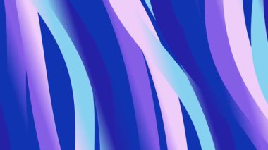Dalgalı mavi ve mor soyut desen, dijital ortam ve grafik tasarımı için mükemmel yatıştırıcı ve sakinleştirici bir görsel etki yaratır..