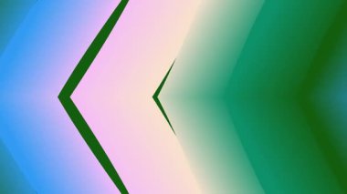 Renkli soyut sanat eserleri Pastel pembe mavi yeşil gradyan ile geometrik şekiller modern bir görsel efekt oluşturur.